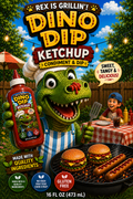 🍅 Dino Dip Awesomely Red Ketchup
