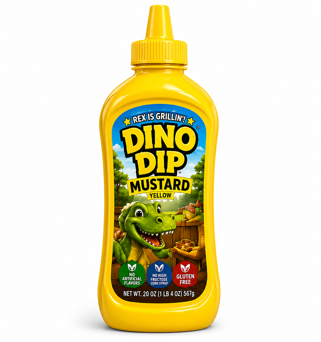 🌭 Dino Dip Bold & Tangy Mustard