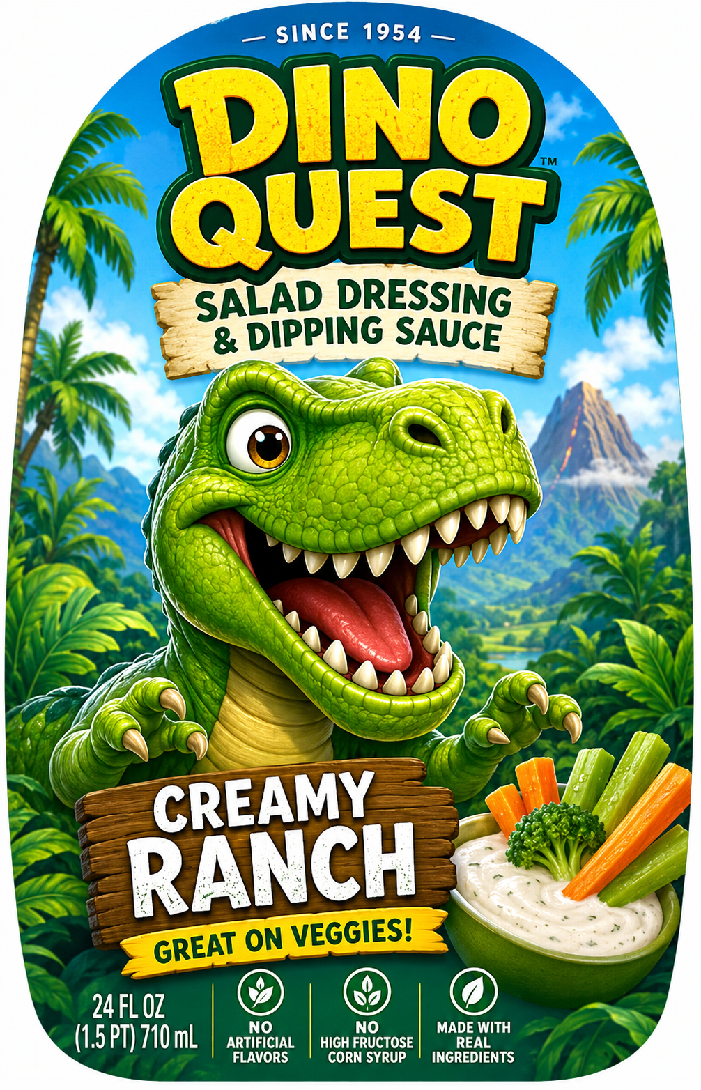 🥗 Dino Dip Cool & Creamy Ranch